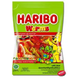 1205 HARIBO WORMS 80G (24)